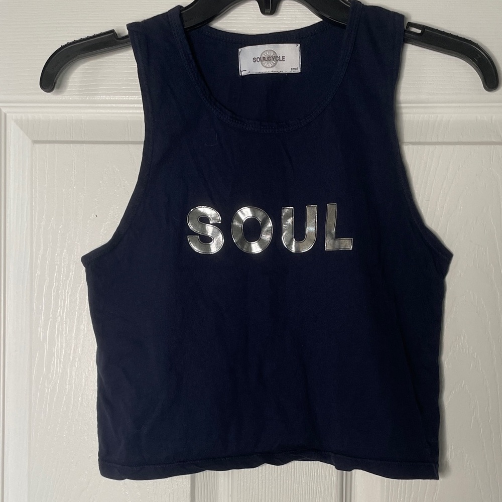 SoulCycle Logo Tank Top Crop Top